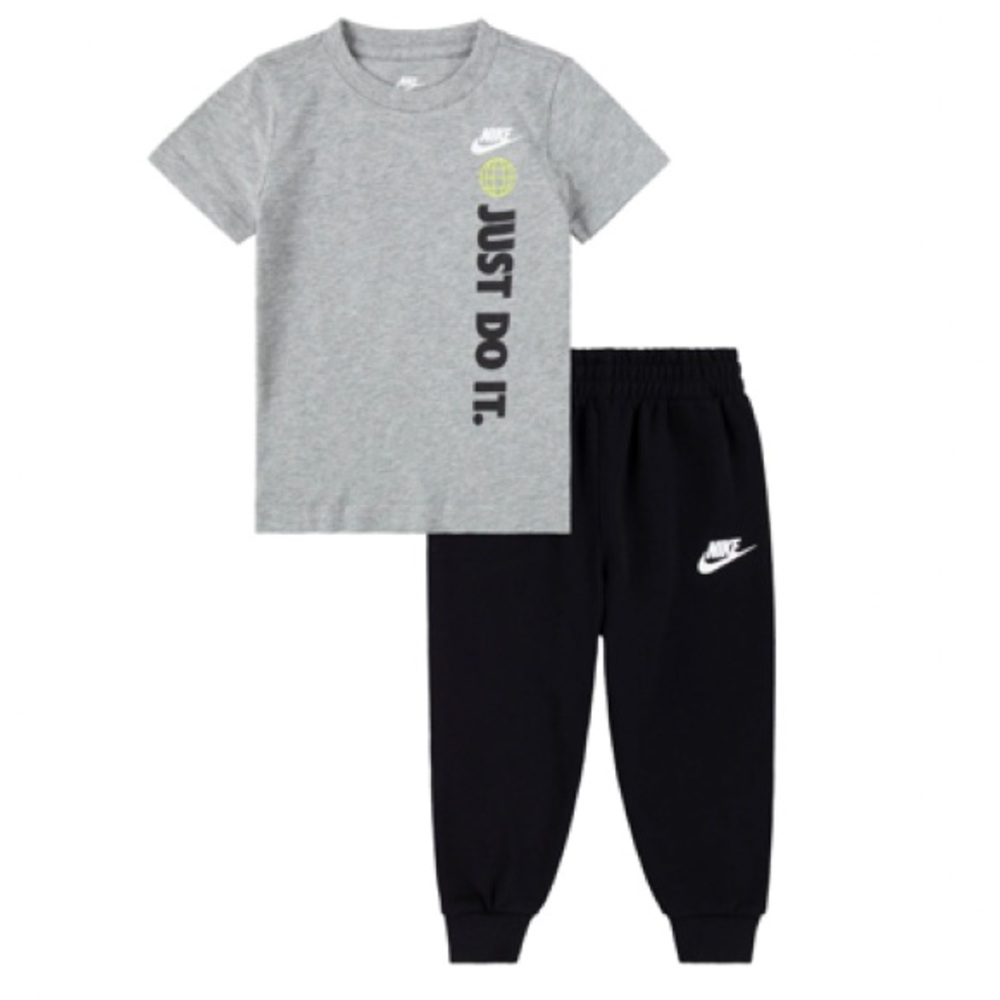 Nike Kids' Futura T-Shirt & Pants Set, Black 2T